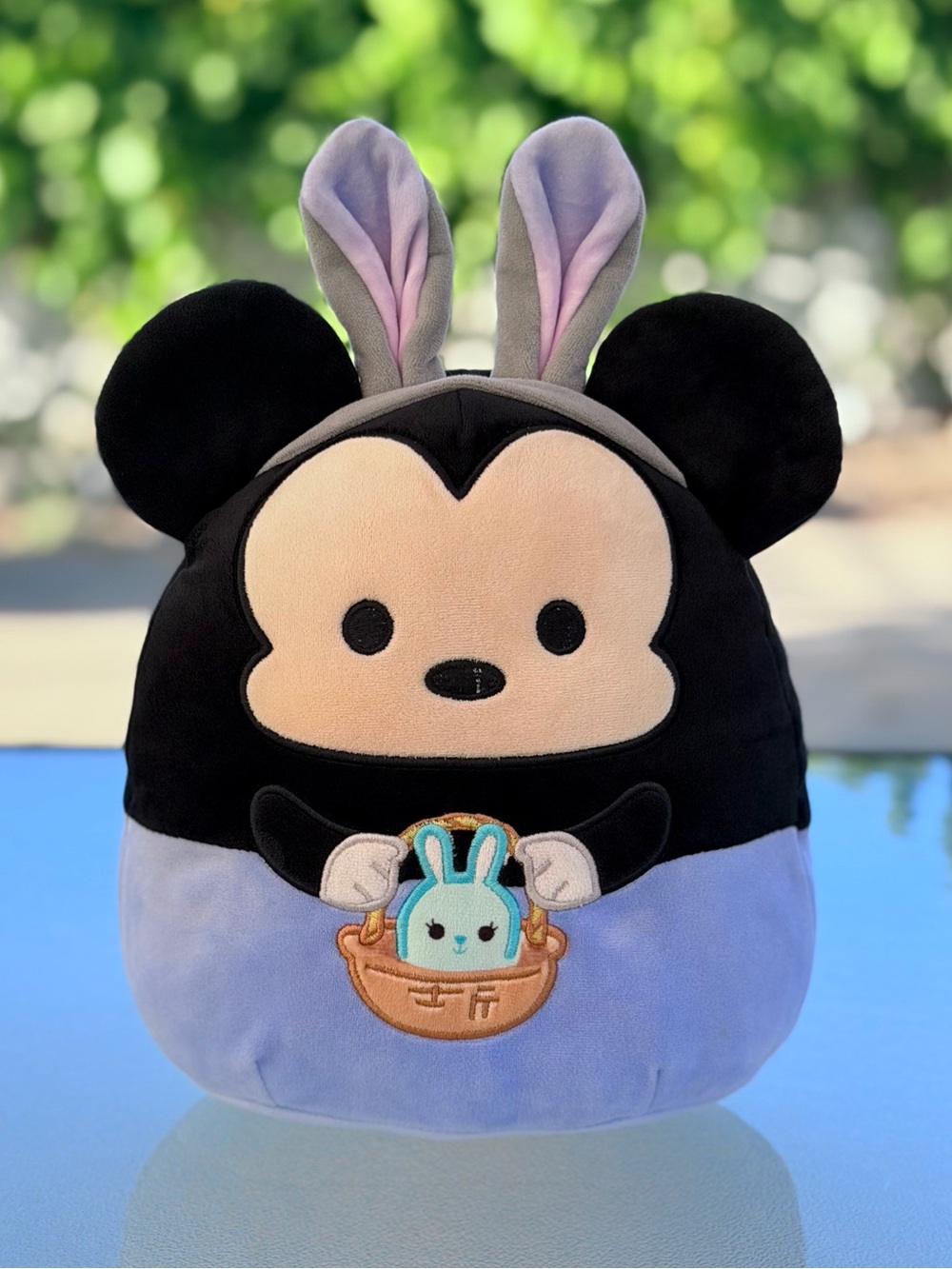 Squishmallows Disney Mickey Mouse 12” Easter Bunny Plush Toy